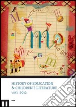 History of education and children's literature (2012). Vol. 1 libro