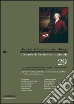 Giornale di storia costituzionale. Ediz. italiana e inglese. Vol. 29 libro