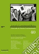 Giornale di storia Costituzionale-Journal of Constitutional history (2020). Ediz. bilingue. Vol. 40 libro