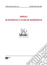 Annali di ricerche e studi di geografia (2021-2022) libro