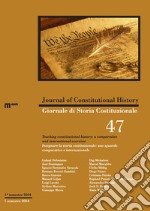 Giornale di storia Costituzionale-Journal of Constitutional history (2024). Ediz. multilingue. Vol. 47 libro