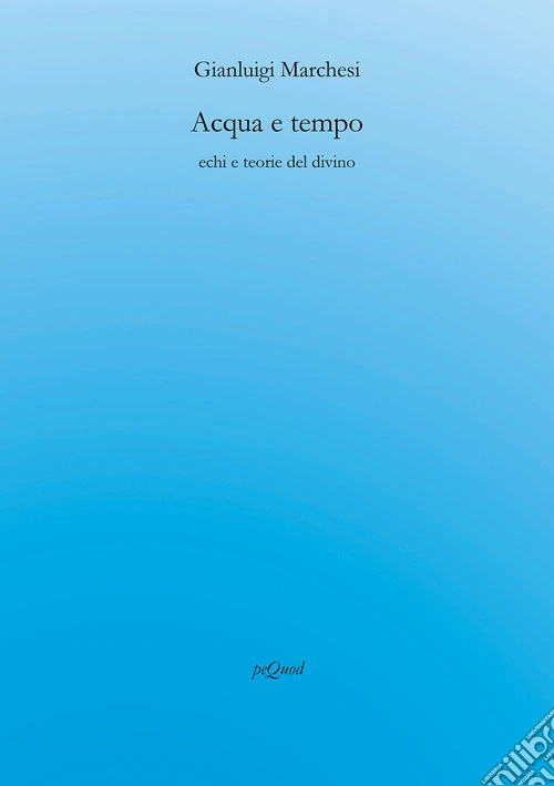 Acqua e tempo