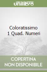 Coloratissimo 1 Quad. Numeri libro