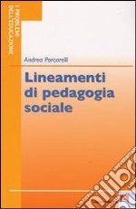 Lineamenti di pedagogia sociale libro