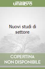 Nuovi studi di settore libro