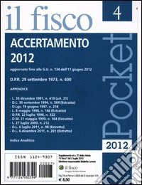 Pocket (2012). Vol. 4: Accertamento