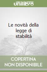 Le novità della legge di stabilità libro