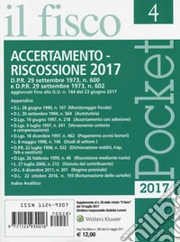 Accertamento e riscossione 2017 (2017)