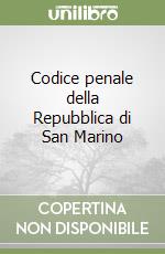 Codice penale della Repubblica di San Marino libro