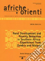 Afriche e Orienti (2015). Vol. 1: Rural development and poverty reduction in Southern Africa