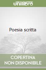 Poesia scritta libro