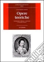 Opere teoriche libro