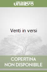 Venti in versi libro