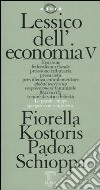 Lessico dell'economia (5) libro