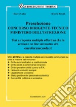 Preselezione concorso dirigente tecnico ministero dell'istruzione libro