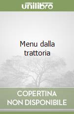 Menu dalla trattoria libro