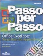 Microsoft Office Excel 2007. Visual basic for applications. Con CD-ROM libro