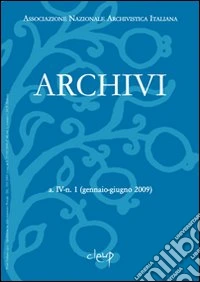 Archivi. Gennaio-giugno 2009