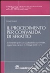 Il procedimento per convalida di sfratto libro