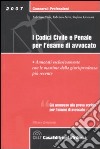 I codici civile e penale per l'esame di avvocato libro