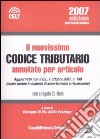 Il nuovissimo codice tributario annotato per articolo. Con CD-ROM libro