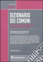 Dizionario dei comuni, delle circostrizioni amministrative, delle frazioni e delle località libro