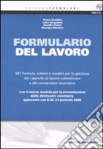 Formulario del lavoro. Con CD-ROM libro