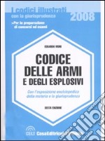 Codice delle armi e degli esplosivi libro