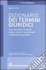 Dizionario dei termini giuridici libro