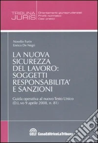 La nuova sicurezza del lavoro: soggetti, responsabilità e sanzioni libro