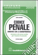 Codice penale annotato con la giurisprudenza libro