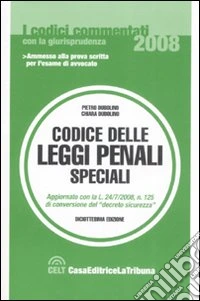 Codice delle leggi penali speciali libro