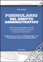 Formulario del diritto amministrativo. Con CD-ROM libro