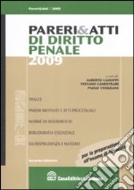 Pareri & atti di diritto penale libro