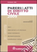 Pareri & atti di diritto civile libro