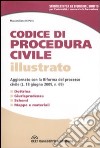 Codice di procedura civile illustrato libro