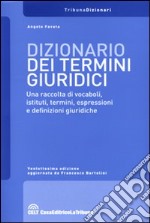 Dizionario dei termini giuridici libro