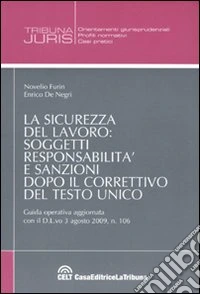 La sicurezza del lavoro: soggetti, responsabilità e sanzioni dopo il correttivo del testo unico libro