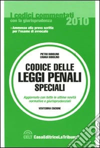 Codice delle leggi penali speciali libro