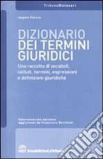 Dizionario dei termini giuridici libro