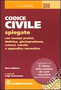 Codice civile spiegato con esempi pratici, dottrina, giurisprudenza, schemi, tabelle e appendice normativa libro