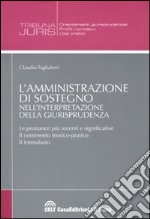 L'amministrazione di sostegno nell'interpretazione della giurisprudenza libro