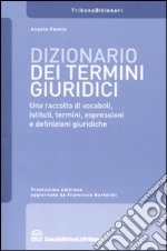 Dizionario dei termini giuridici libro