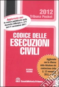 Codice delle esecuzioni civili libro
