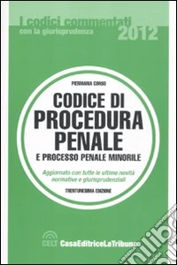 Codice di procedura penale e processo penale minorile libro