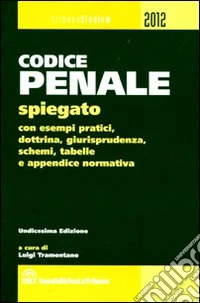 Codice penale spiegato con esempi pratici, dottrina, giurisprudenza, schemi, tabelle e appendice normativa libro