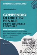 Compendio di diritto penale. Parte generale e speciale libro