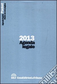 Agenda legale pocket 2013 libro