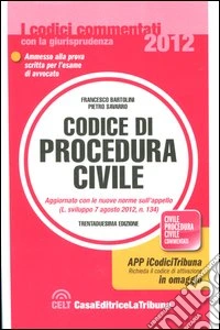 Codice di procedura civile libro
