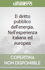 Il diritto pubblico dell'energia. Nell'esperienza italiana ed europea